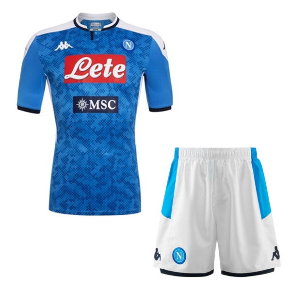 Camiseta Napoli Replica Primera Ropa Niños 2019/20 Azul